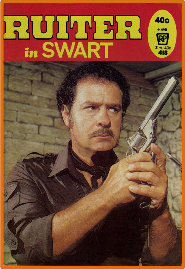 Ruiter in Swart
